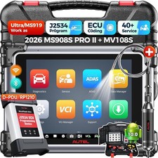 Autel Maxisys Ms908s Pro Ii Ultra J2534 Programmer Diagnostic Scanner Up Mk908