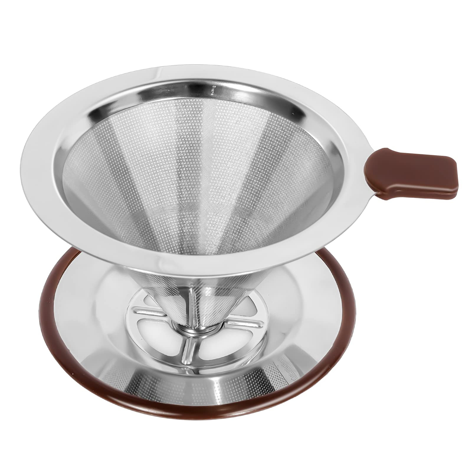 Stainless Steel Pour Over Coffee Dripper – Reusable Filter for Perfect Brew