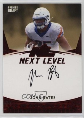 2021 Sage Premier Draft Next Level Red John Bates #21NL-JB Rookie Auto RC 1cx3