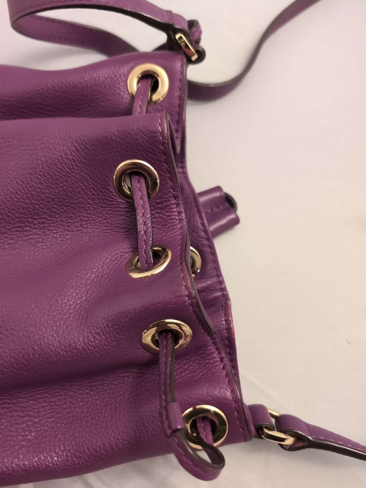 Authentic Michael Kors Small Drawstring Bucket Ba… - image 12