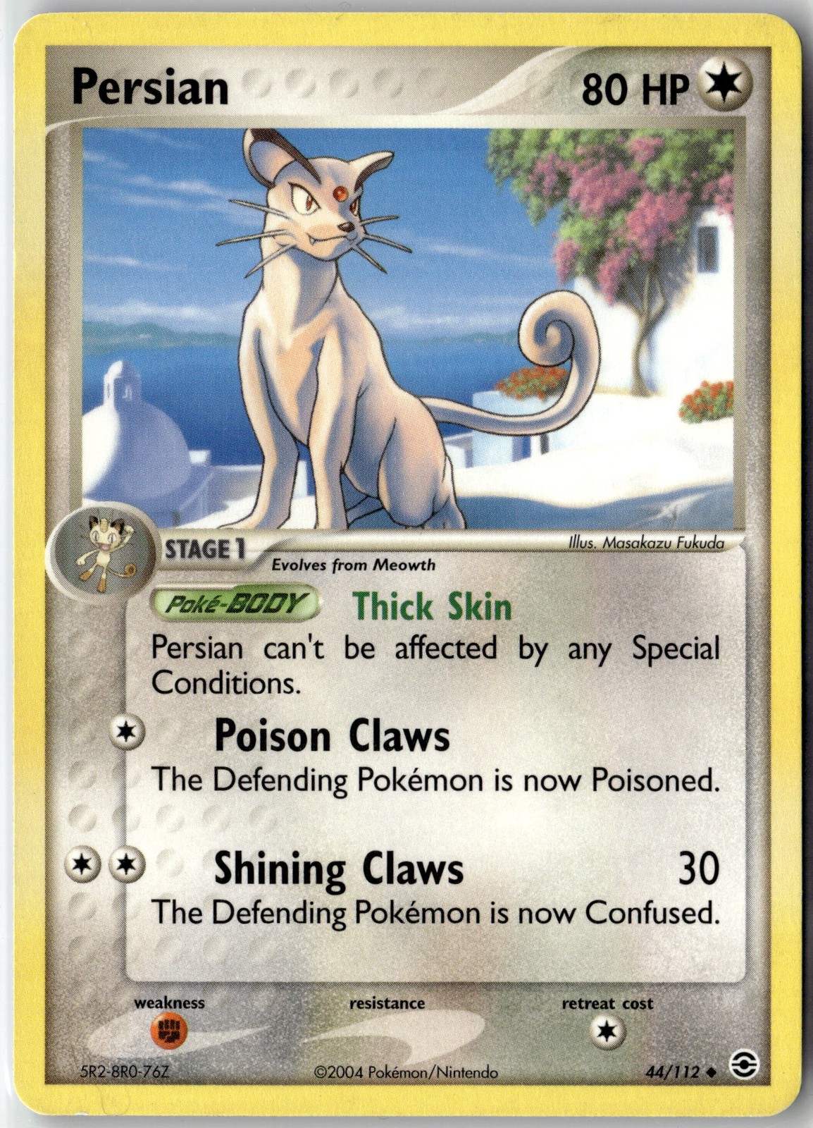 Persian Uncommon FireRed & LeafGreen 44/112 NM