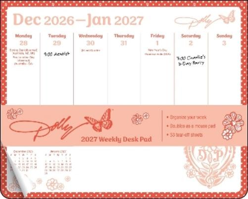 Dolly Parton 2027 Weekly Desk Pad Calendar-image