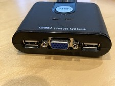 ATEN CS22U 2 Port USB KVM Switch Cable with Remote Port Selector