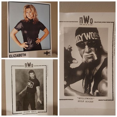 WCW officially licensed Hulk Hogan, Scott Hall & Miss Elizabeth Promo Photos 
