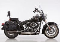 Falcon Double Groove Slip On ErsatzdÃ¤Mpfer FÃ¼R Softail Heritage Classic 107
