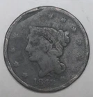 Photo of a 1842-P Large Cent from an eBay listing that sold on Jul 16, 2026