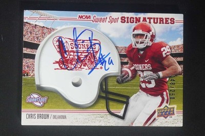 2010 Upper Deck NCAA Sweet Spot Chris Brown #137 Auto Autograph /400 DZ1623