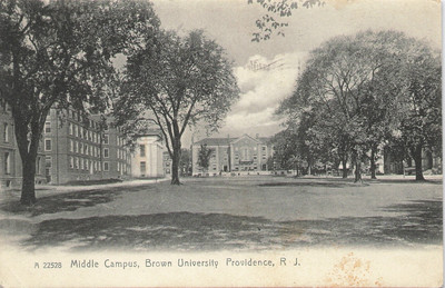 Middle Campus Brown University Providence Rhode Island 1908 Postcard