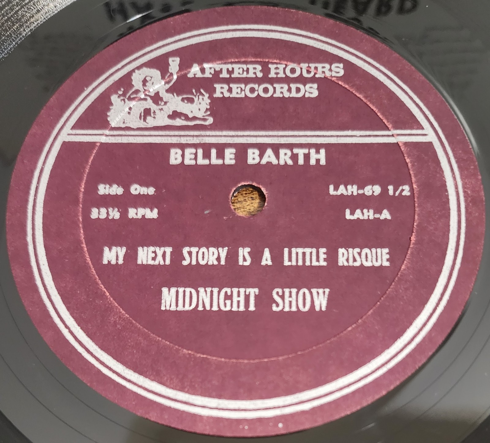 Belle Barth My Next Story Is A Little Risque Vinyl LP After Hour Records LAH 69½