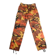 Rothco Ultra Force BDU Pants Mens Small Orange Camo Hunting Cargo Tactical