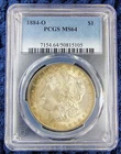 1884-O Morgan Silver Dollar - New Orleans - PCGS MS 64 -Beautiful Toning Obv/Rev