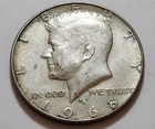 1968 D John F Kennedy TONER Half Dollar 40% Silver 50c         (X28)