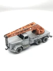 Vtg Lesney Matchbox No. 30 6-Wheel Crane Truck - RARE Gray Wheels-