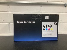 414X Toner Cartridges 4 Pack High Yield With Chip - Replacement for HP 414A