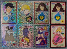 Pretty Sailor Moon Prism Card Lot 16ct Glitter Prism Cards Vintage Japanese Rare