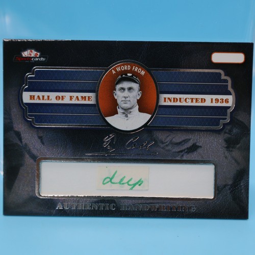 TY COBB 2025 Jersey Fusion Americana Edition - A Handwritten Word 'DEEP' BB HOFer