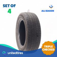 Set Of 4 Used 25560r18 Continental Crosscontact Lx Sport 112v - 5.5-6.532