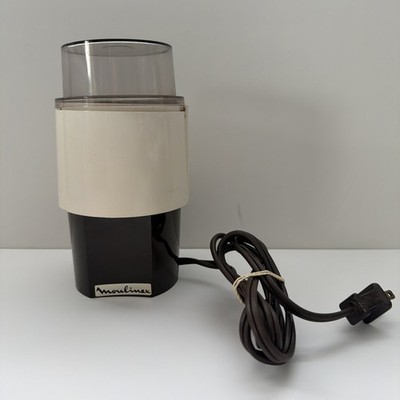 Vintage Moulinex Coffee & Spice Grinder Mill Model 238 Made In France Tested