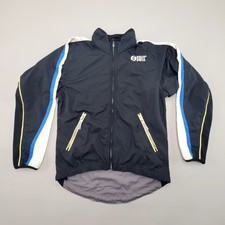 Swix Technical Gear Jacket Mens Sz S Vintage Vented Windbreaker Black Athletic