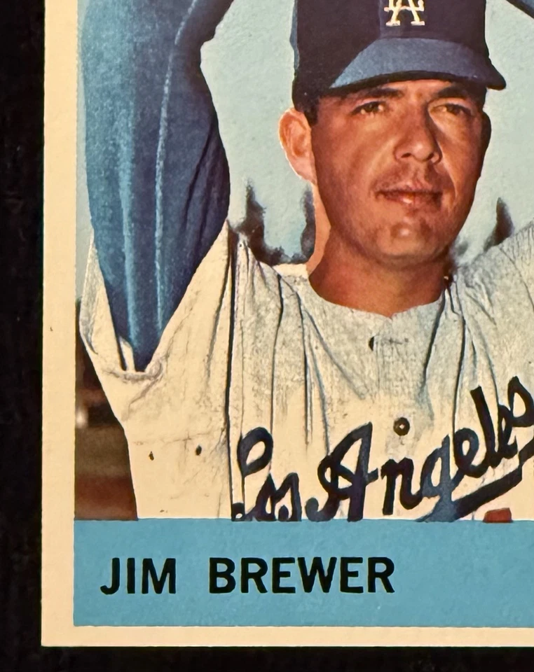 1964 Topps #553 ⚾️ Jim Brewer ⚾️ LA Dodgers ⚾️ High Number - Image 4 of 4
