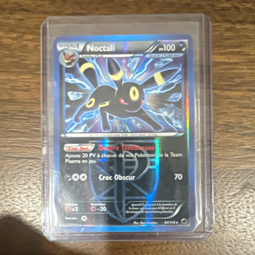 Noctali (Umbreon) Plasma Freeze 64/116 Holo Rare 100 HP French Pokemon TCG