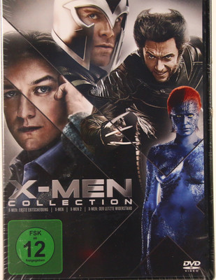 DVD Film X-Men Collection (X-Men Erste Entscheidung, X-Men, X-Men 2, X-Men 3 NEU