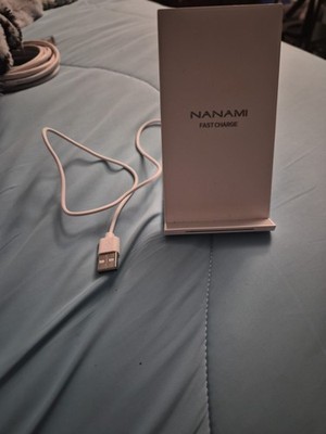 Fast Wireless Charger, Nanami 15W Qi Certified Wireless Charging Stand