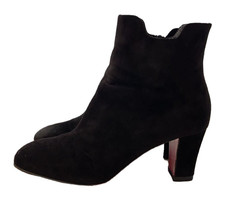 Christian Louboutin Short Boots Black Suede Heel 2.55 inch size EU 37 3160656