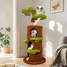 Kratzbaum stabil Katzenbaum klein Katzen Kratzbaum Holz Sisal große Katzen 150cm