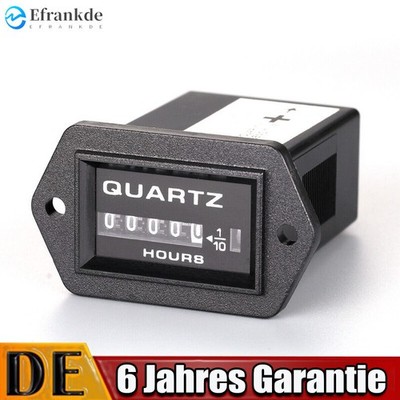 12V Digital Betriebsstundenzähler Wagen Marine Boot Traktor Generator Hour Meter