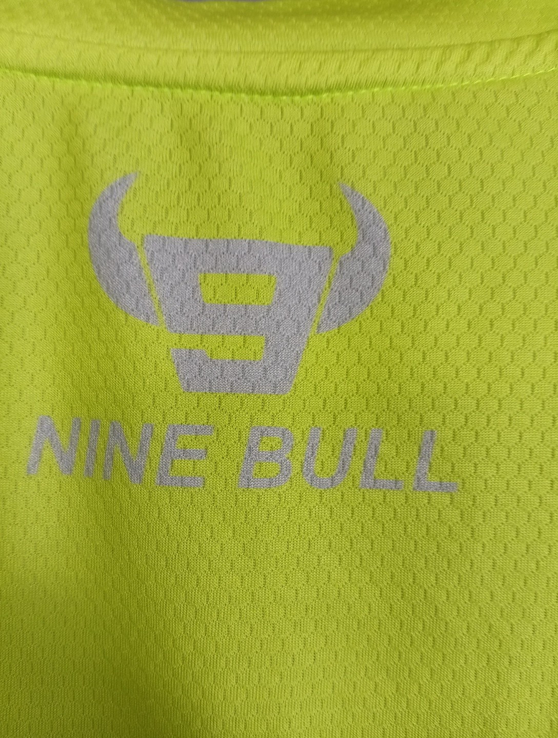 Nine Bull Men's Blue & green Short Sleeve Full Zip Cycling Shirt Size 2X1