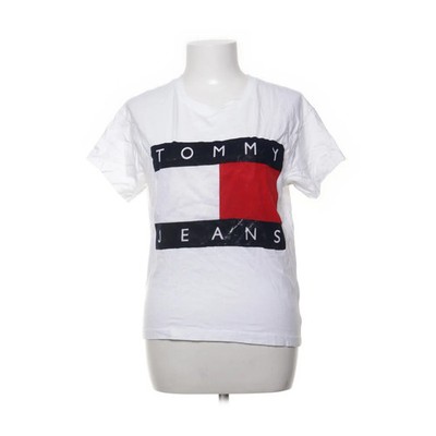 Tommy Hilfiger, T-shirt, Größe: XS, Weiß, Baumwolle, Print, Damen #WFs
