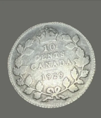 1929 Canada 10 Cents — photo from another recent sale