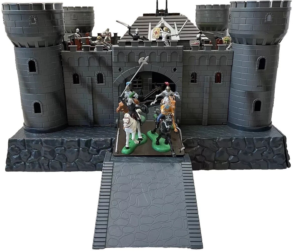 King CASTLE by SIMBA TOYS Made in Germany •Drawbridge Working CATAPULT