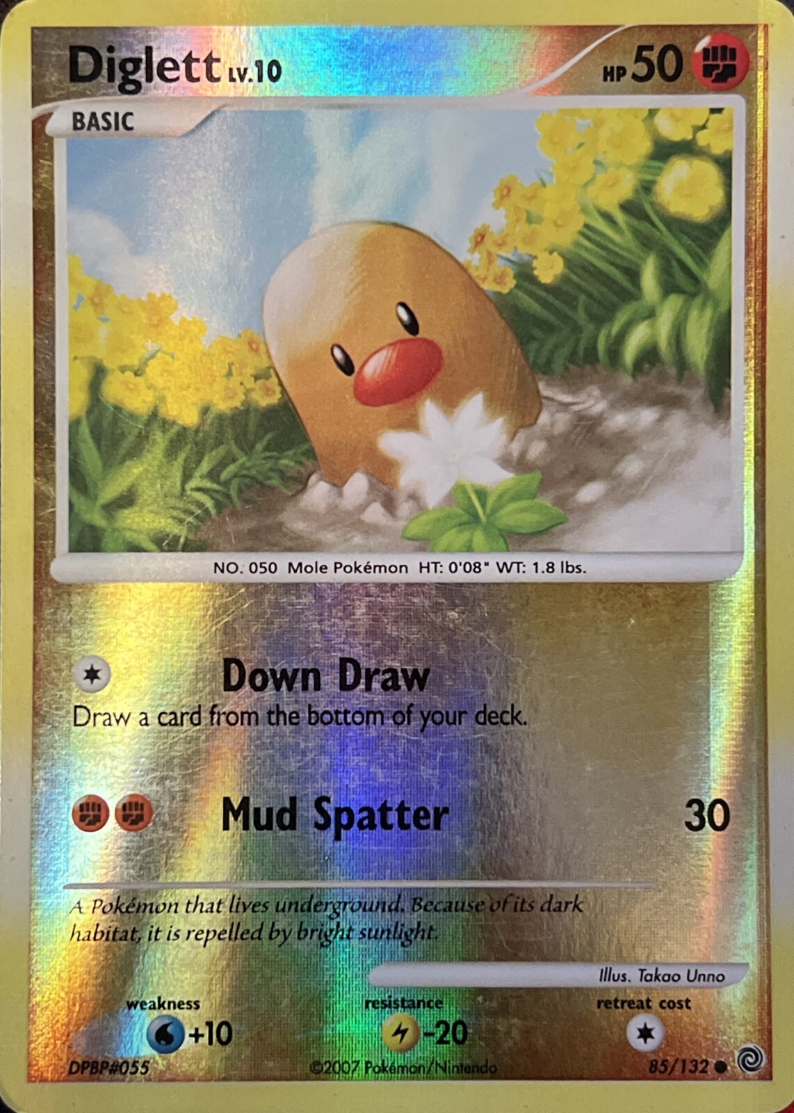 Diglett 85/132 Secret Wonders Reverse Holo Common LP