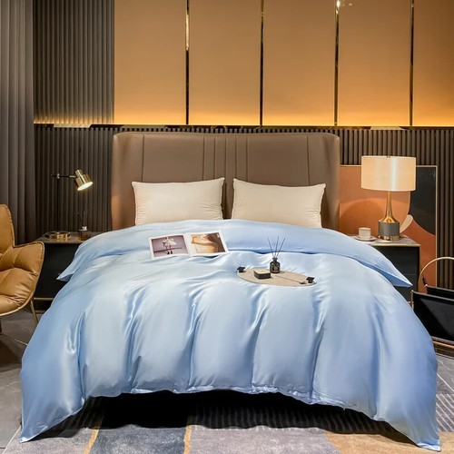 Natural Mulberry Silk Down Duvet Cover Comfortable Solid Color Duvet Cover Soft