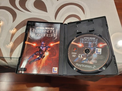 Star Wars: Bounty Hunter (Sony PlayStation 2, 2002) Complete Black Label CIB PS2 - Picture 4 of 4