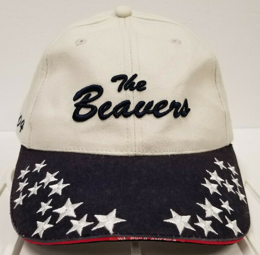 2004 Beaverdilly The Beavers strapback cap hat We… - image 1