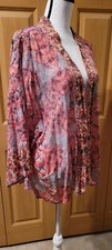 Mahila by Anthropologie Floral Kimono O/S 139