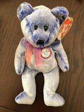 Ty Beanie Baby : Periwinkle Teddy