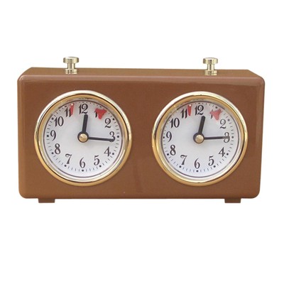 Retro Analog Schachuhr Tragbar Turnieruhr Spiel Timer Uhr Timer