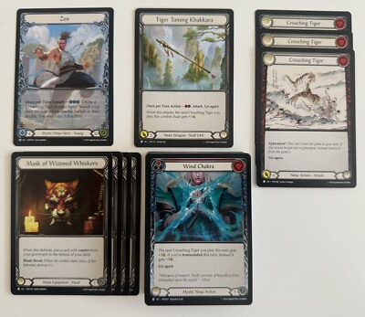 Flesh and Blood TCG: Zen, Mystic Ninja 40-Card Blitz Deck