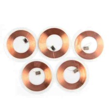 5Pcs Lot 125Khz ID T5577 Writable Rewritable Copper Coil Coin Card Keyfob RFID U