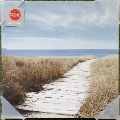 Eurographics DPA-DT41046 Deco Panel, Weg zum Strand, Meer, Steg, 30x30cm NEU