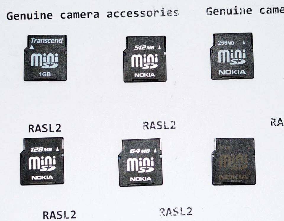 64MB, 128MB, 256MB, 512MB, 1GB Mini SD Memory Card, For Old Devices Nokia Ect - Image 2 of 3