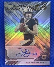 2021 Panini XR Ian Book Luminous Endorsements SP Auto #98/99 Saints RC #LUM-IBO