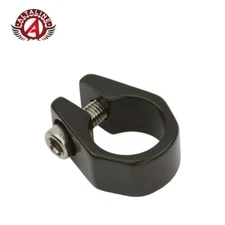 ALTALINE ALLOY SEATPOST CLAMP OUTER DIAMETER 25.4MM IN BLACK.