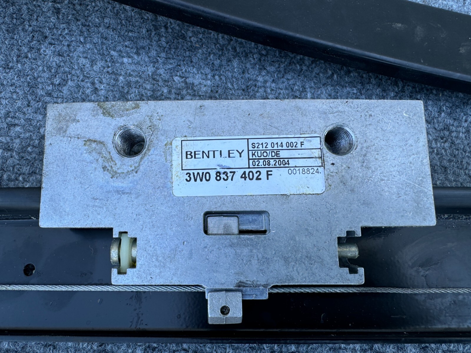 FRONT LEFT DRIVER DOOR WINDOW REGULATOR 3W0837402 J BENTLEY GT GTC (2004-2008)