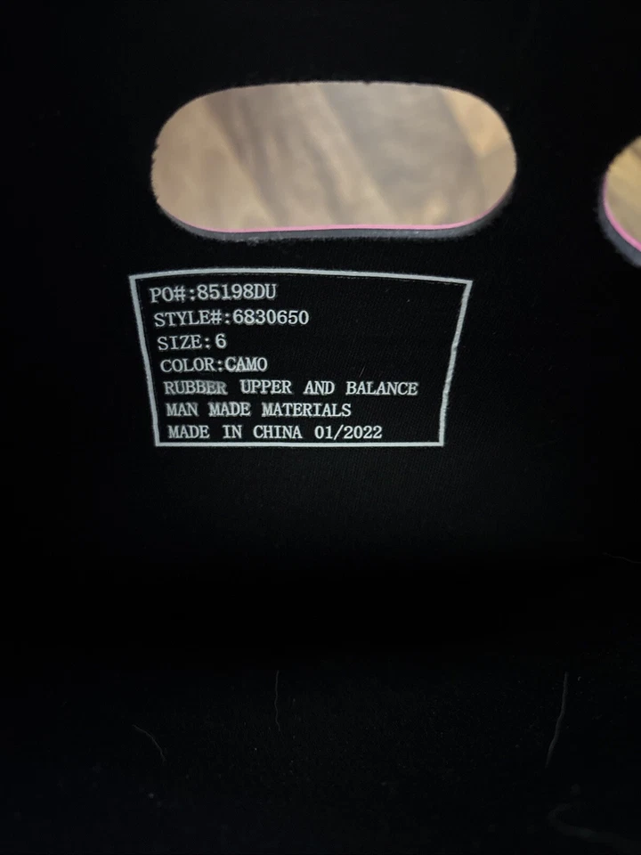 Botas de pantano altas de goma Scent Free 1000 finas de sulfato, para mujer talla 6 Foto 3 de 4