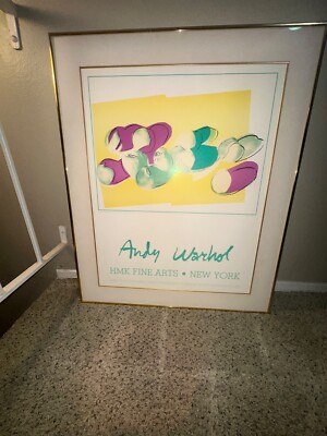 ANDY WARHOL RARE 1979 LITHOGRAPH PRINT "SPACE FRUIT" FRAMED POP ART ...